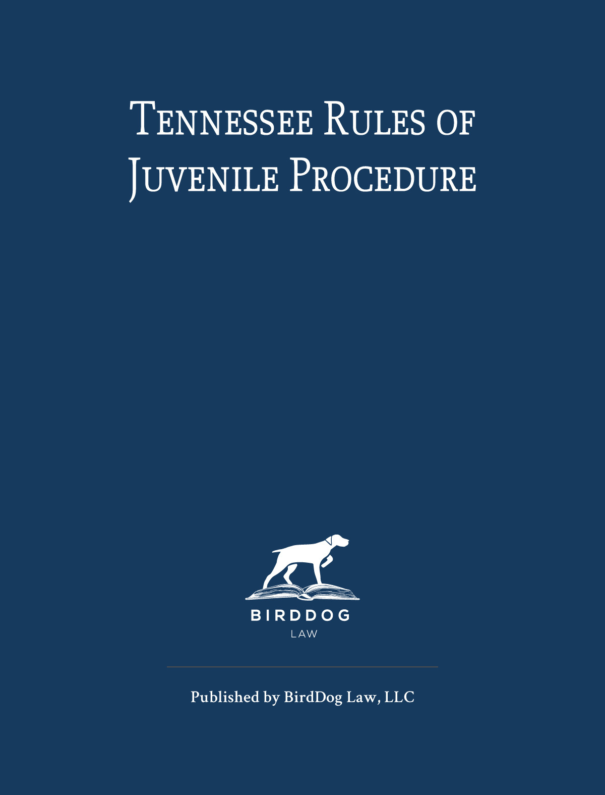 Cover image for Tennessee Rules of Juvenile Practice and Procedure -  Includes all amendments effective as of July 1, 2023